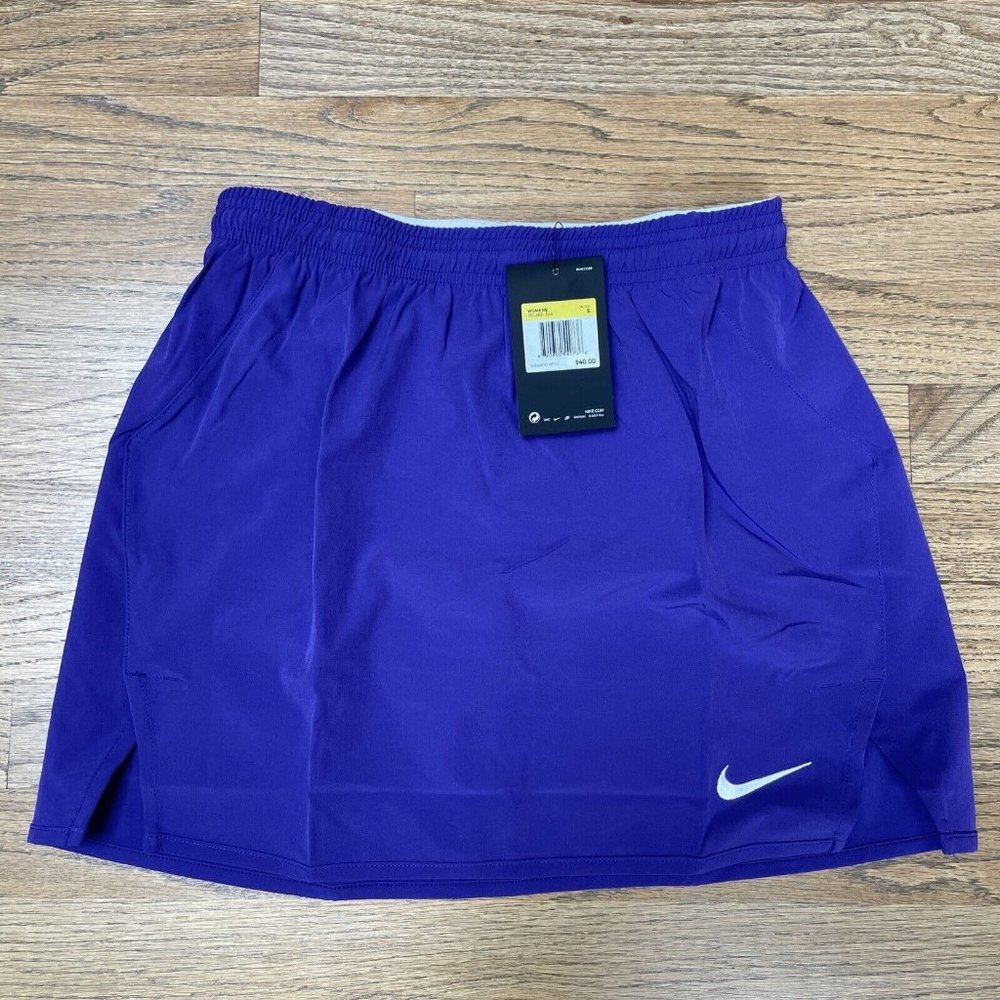 Nike Dri-Fit Untouchable Lacrosse Skirt 881260 545 Purple Womens Sz SMALL NWT